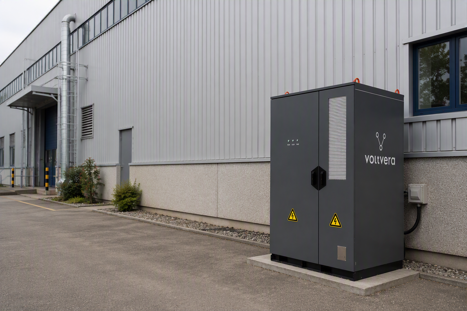 Metallverarbeitung an einem industriellen Produktionsstandort