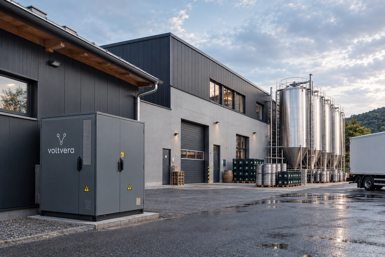 Produktionsbereich einer Brauerei